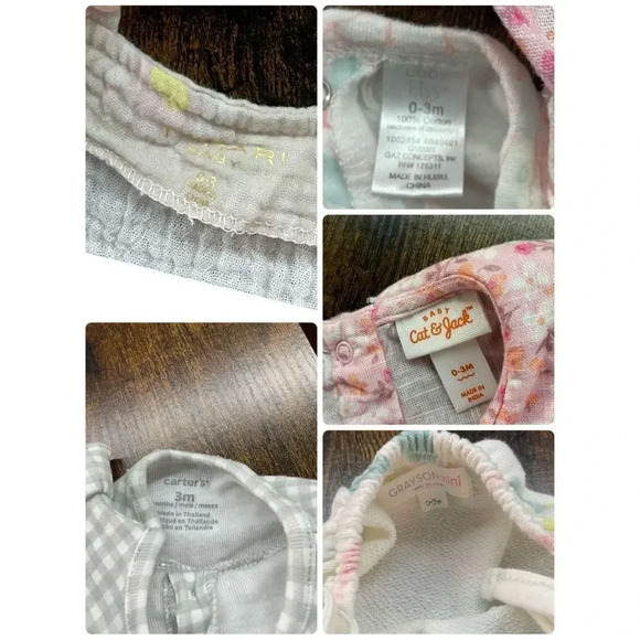 Babygirl 6pcs summer clothes bundle Size 0-3 months - Picture 3 of 13